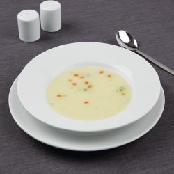 Olympia Athena Rimmed Soup and Pasta Bowls 228mm/9
