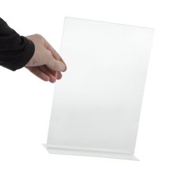 Upright Acrylic Menu Holder