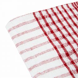 Vogue Wonderdry Red Tea Towels (Pack of 10)