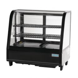 Polar C-Series Countertop Food Display Fridge 100Ltr Black