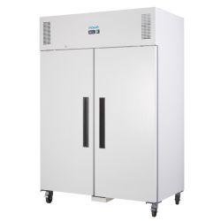 Polar G-Series Upright Double Door Fridge 1200Ltr White