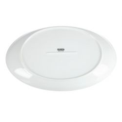 Olympia Whiteware French Deep Oval Plates 365mm (2 Pack)