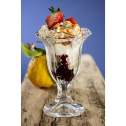 Olympia Traditional Tall Sundae Glasses 185ml (6 pack)