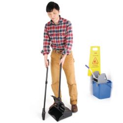 Jantex Lobby Dustpan and Broom Set
