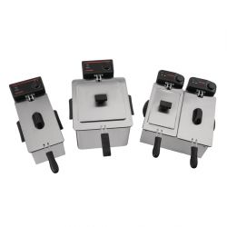Caterlite Light Duty Twin Tank Twin Basket Electric Fryer 2x2kW