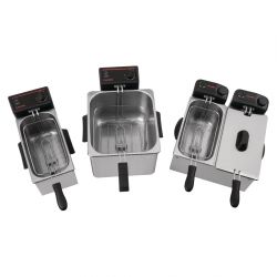 Caterlite Light Duty Twin Tank Twin Basket Electric Fryer 2x2kW