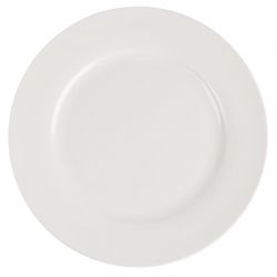 Olympia Lumina Wide Rim Round Plates White 270mm (4 pack)