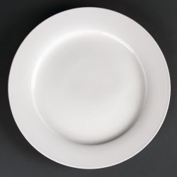Olympia Lumina Wide Rim Round Plates 305mm (Pack of 2)