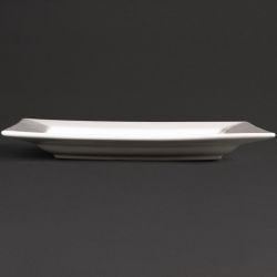Olympia Lumina Square Plates White 233mm (4 pack)