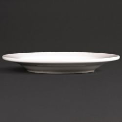 Olympia Lumina Round Saucers White 143mm (6 pack)