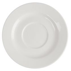Olympia Lumina Round Saucers White 143mm (6 pack)