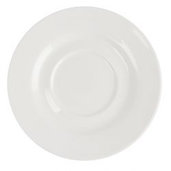 Olympia Lumina Round Saucers White 156mm (6 pack)