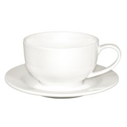 Olympia Lumina Round Saucers White 156mm (6 pack)