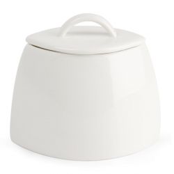 Olympia Lumina Oval Sugar Bowls with Lids 75mm (6 pack)