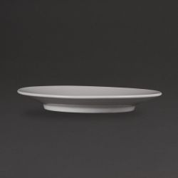 Olympia Whiteware Elegant Saucers 148mm (12 Pack)