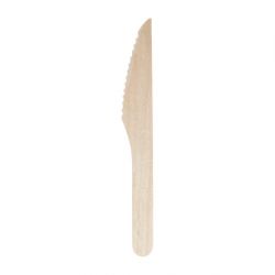 Fiesta Compostable Disposable Wooden Knives (100 pack)
