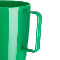 Olympia Kristallon Polypropylene Handled Beakers Green 348.7ml (12 pack)