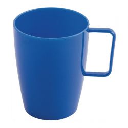 Olympia Kristallon Polypropylene Handled Beakers Blue 348.7ml (12 pack)