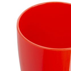Olympia Kristallon Polypropylene Handled Beakers Red 348.7ml (12 pack)