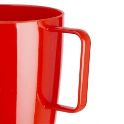 Olympia Kristallon Polypropylene Handled Beakers Red 348.7ml (12 pack)