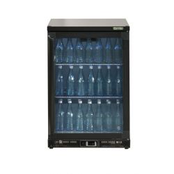 Gamko Bottle Cooler - Single Hinged Door 150Ltr Black