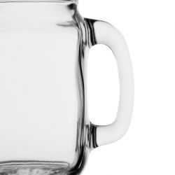 Olympia Handled Jam Jar Glasses 450ml (12 pack)