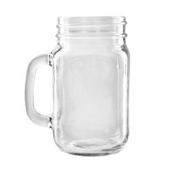 Olympia Handled Jam Jar Glasses 450ml (12 pack)