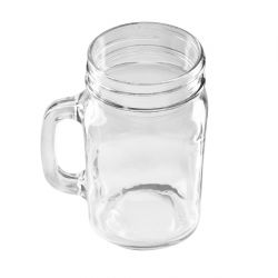 Olympia Handled Jam Jar Glasses 450ml (12 pack)
