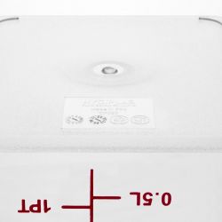 Hygiplas Polycarbonate Square Storage Container 1.5Ltr