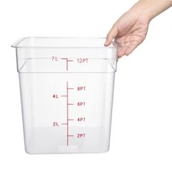 Hygiplas Polycarbonate Square Storage Container 7Ltr