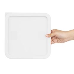Hygiplas Square Food Storage Container Lid White
