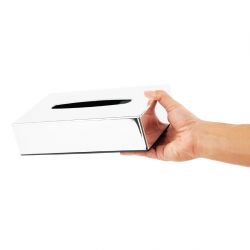 Hotel Complimentary Bolero Chrome Rectangular Tissue Holder