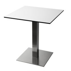 Bolero Stainless Steel Square Table Base