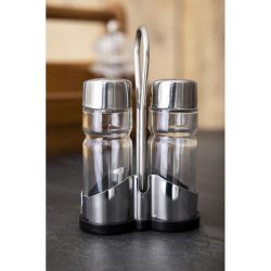 APS Salt and Pepper Cruet Set and Stand