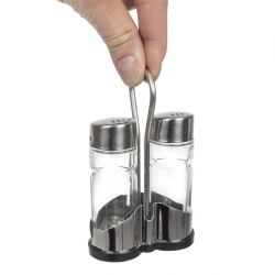 APS Salt and Pepper Cruet Set and Stand