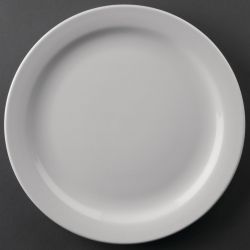 Olympia Athena Narrow Rimmed Plates 226mm/9
