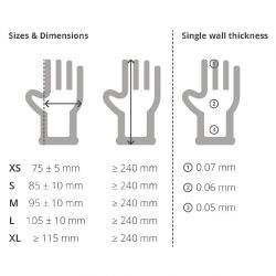 Hygiplas Powder-Free Vinyl Gloves Blue (Pack of 100)