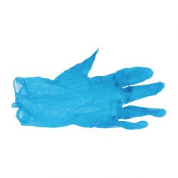 Hygiplas Powder-Free Vinyl Gloves Blue (Pack of 100)