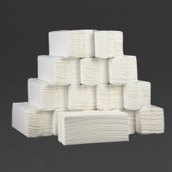 Jantex C Fold Paper Hand Towels White 2-Ply (2295 Sheets) (Pack of 2295)
