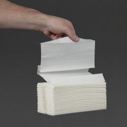 Jantex C Fold Paper Hand Towels White 2-Ply (2295 Sheets) (Pack of 2295)