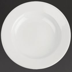 Royal Porcelain Classic White Wide Rim Plates 160mm (12 pack)