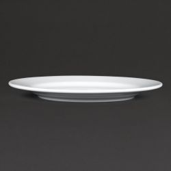 Royal Porcelain Classic White Wide Rim Plates 210mm (12 pack)