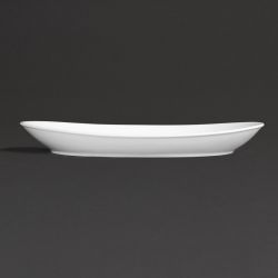 Royal Porcelain Classic White Oval Plates 340mm (12 pack)
