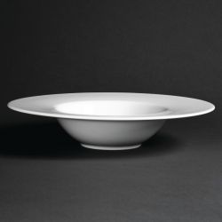 Royal Porcelain Classic White Pasta Plates 280mm (6 pack)