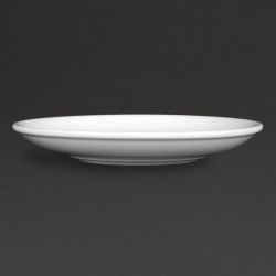 Royal Porcelain Classic White Tea Cup Saucers 150mm (12 pack)