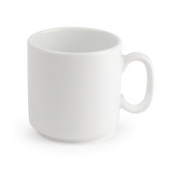 Royal Porcelain Classic White China Mugs 330ml (12 pack)