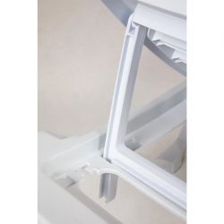 Polypropylene Sun Loungers White (Pack of 2)