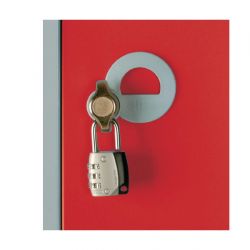 Elite Five Door 450mm Deep Lockers Red