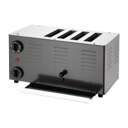 Rowlett Regent 4 Slot Toaster Jet Black with 2x Additional Elements