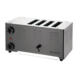 Rowlett Regent 4 Slot Toaster Jet Black with 2x Additional Elements